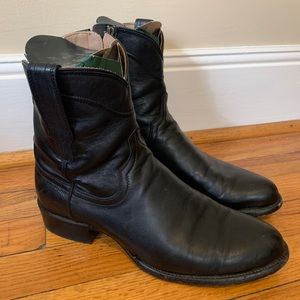 Tecovas The Dean - Calfskin Leather Boots | Midnight Black